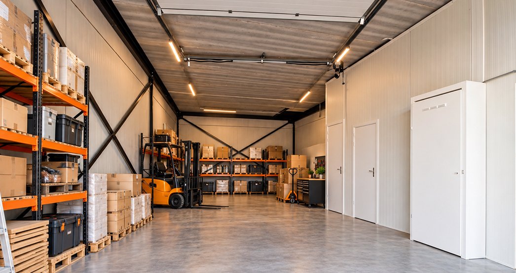 Bedrijfsunits huren of kopen in Elburg aan de A. Vogelstraat 12 in Elburg, omgeving Oosterwolde en Oldebroek in Gelderland